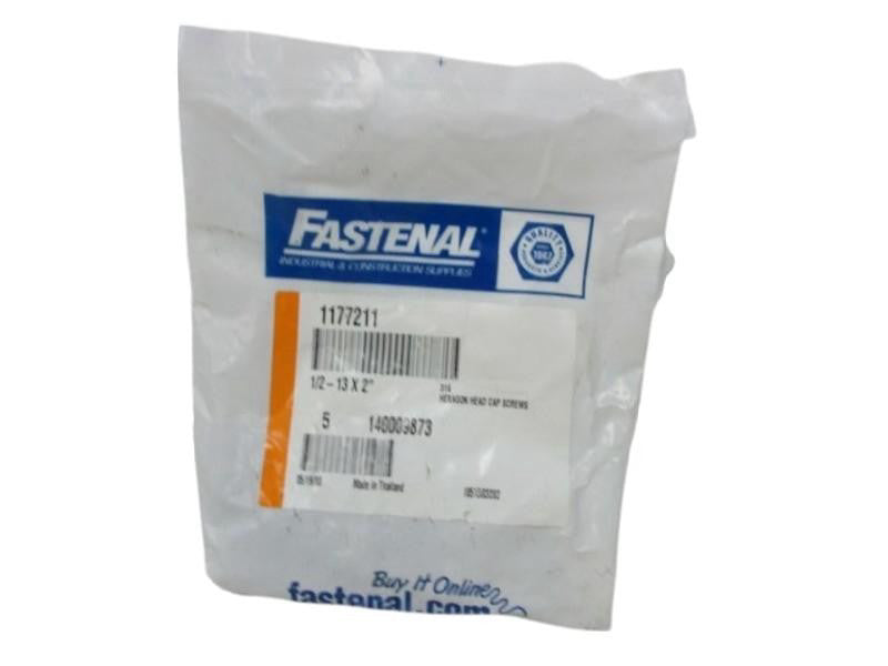 FASTENAL 1177211 HEXAGON HEAD CAP SCREW (PKG OF 5)  NSMP