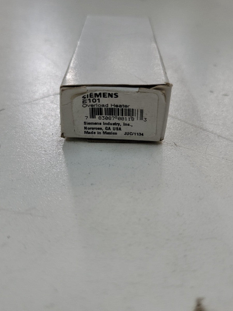 1- SIEMENS E101 Overload Relay Heater 108-113.9 FLA ~ NEW OLD STOCK