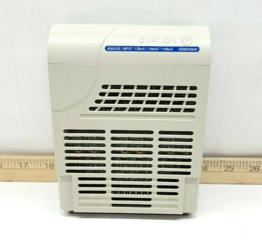 EMERSON OVATION ANALOG INPUT MODULE ±20mV/50mV/100mV  5X00070G04