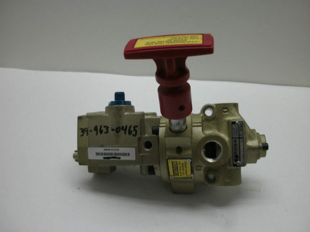 ROSS 2773A3966 PNEUMATIC LOCKOUT EXHAUST VALVE 3/8" 1-10 BAR