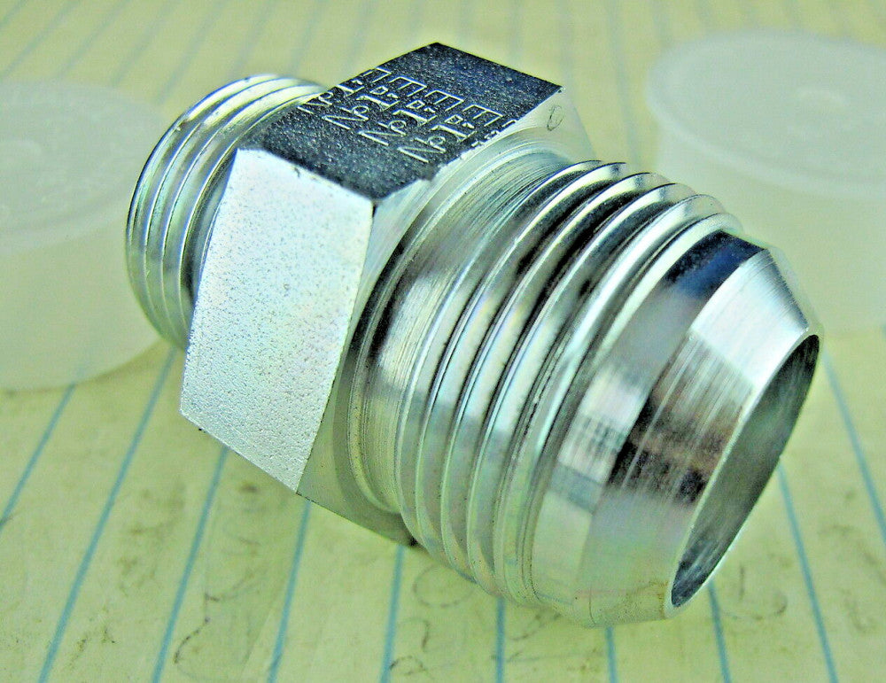 259-202702-12-16 Straight SAE O-Ring Boss x 37 Degree Flare 16-12 F5OX Fitting