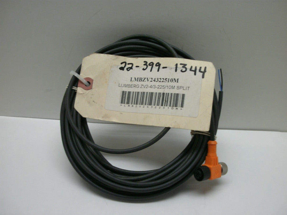 LUMBERG ZV2-4/3-225/10M SPLIT MICRO (M12) DOUBLE FEMALE CONNECTOR NEW NO BOX