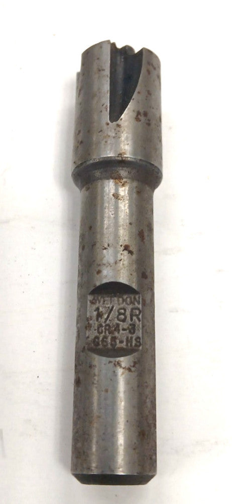 WELDON CORNER ROUNDING ENDMILL 1/8" RADIUS 5/8" DIA 4 FLUTE HS OAL 3" CR4-3