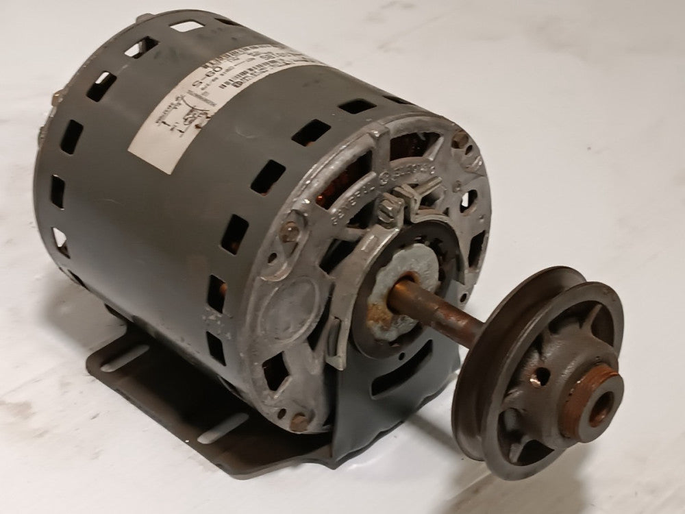 GE Motors L591BS 5KCP39PG HVAC belt-drive fan motor 1650 RPM 1PH w/pulley