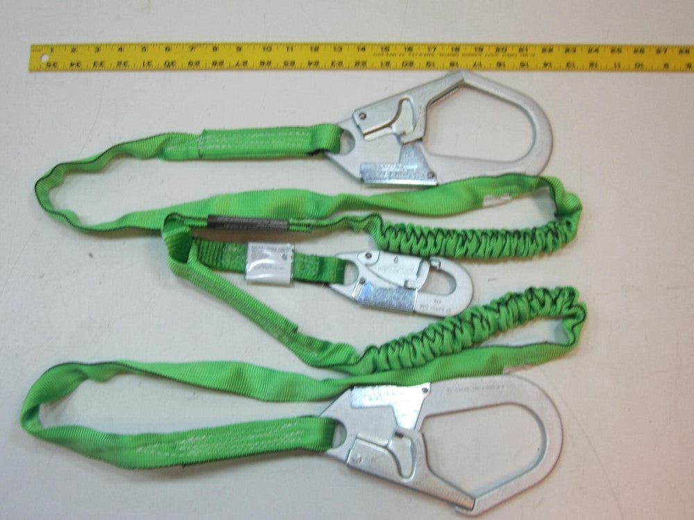 Miller (231TWRS-Z7/6FTGN) 6' to 9-1/2' Green Polyester Shock-Absorbing Lanyard 