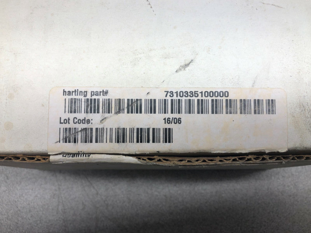 NEW IN BOX HARTING HEAVY DUTY CONNECTOR / RECEPTICAL 7310335100000