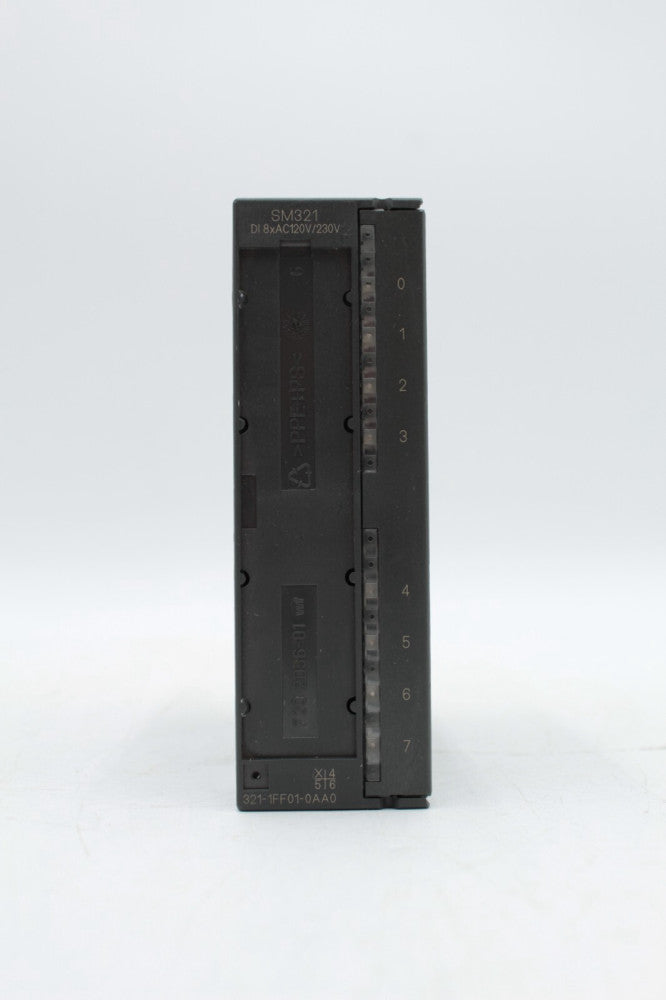 Siemens 6ES7 321-1FF01-0AA0 Simatic S7 Digital Input Module (Broken Din Mount)