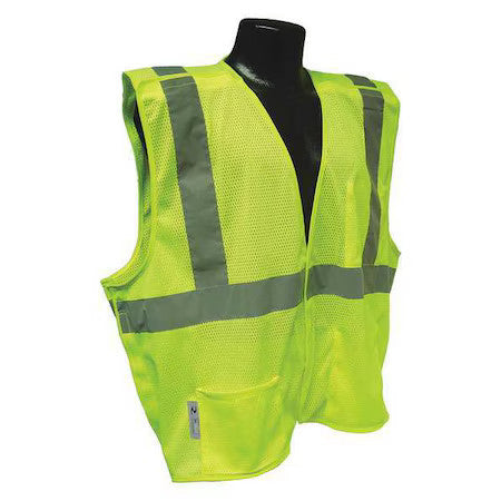 Radians Sv4gmm Medium High Visibility Vest, Silver