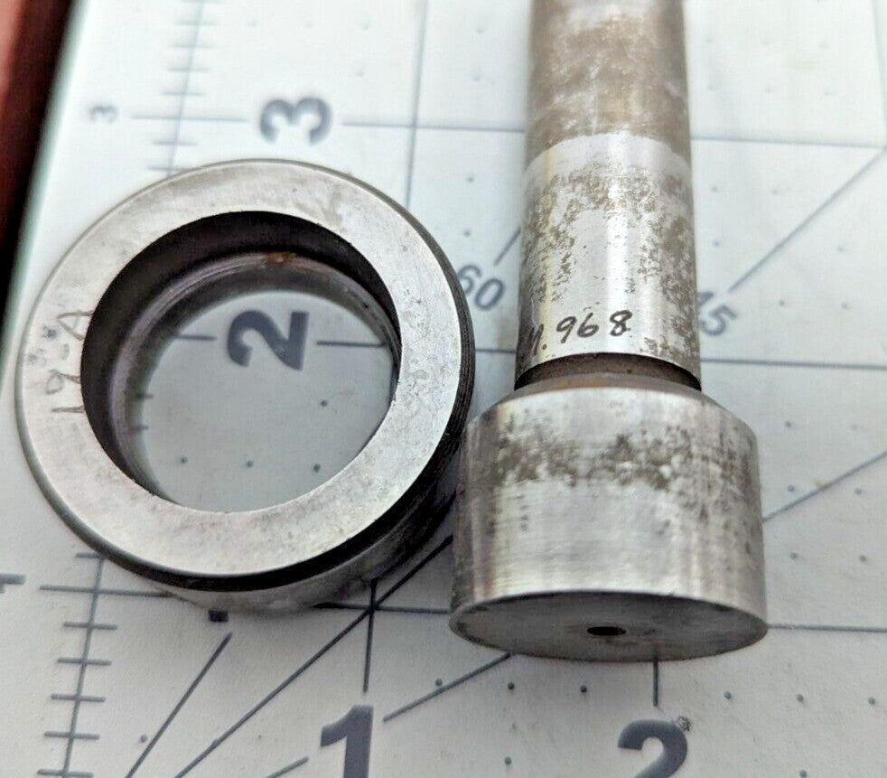 .968” Punch & Die  Amada Strippit Wilson Mate Turret Punch Press Tooling [A7B2]