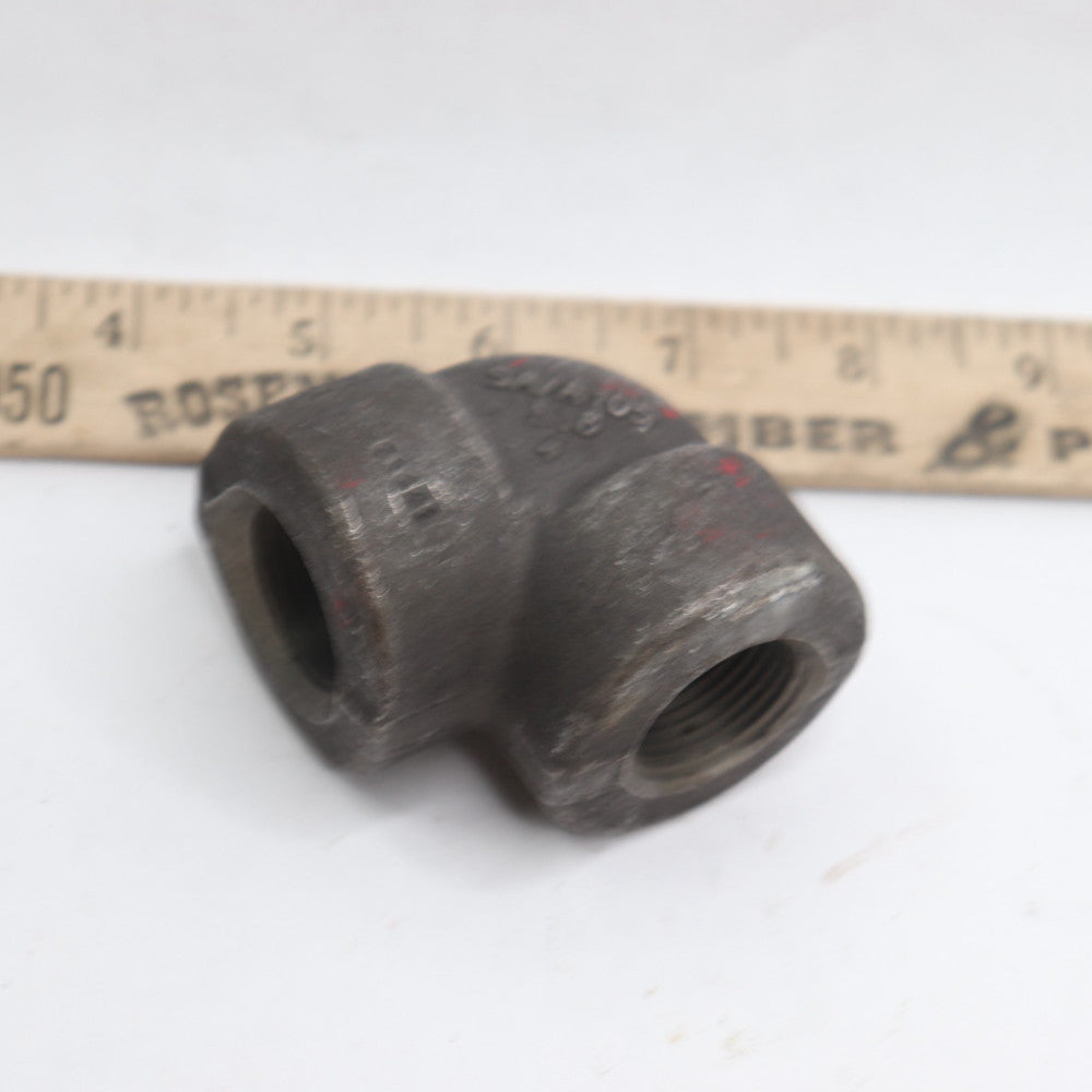 90 Degree Forged Steel Class 3000 3/4"