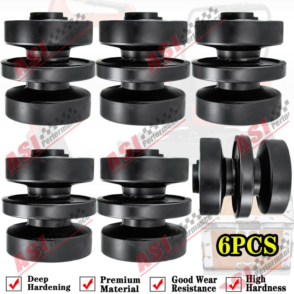 6Pcs Bottom Roller For Kubota SVL65 SVL75/SVL90 SVL95 SVL97 Undercarriage -HOT