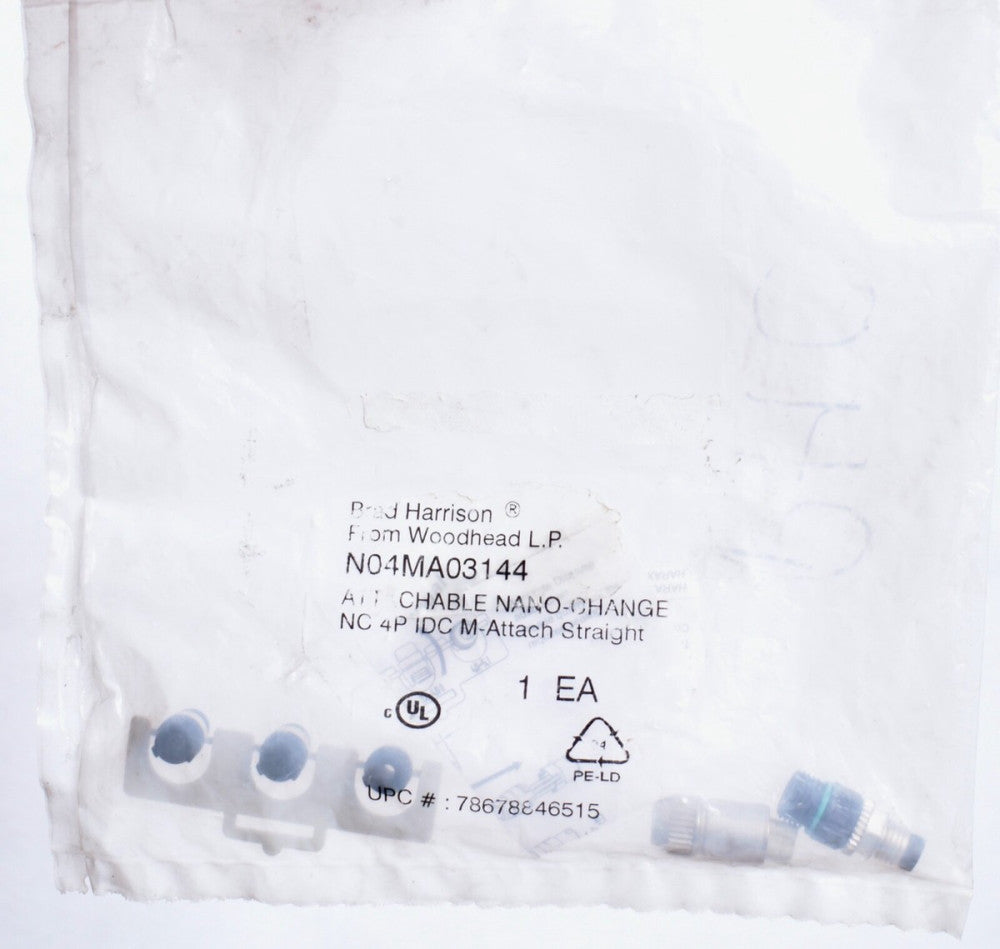 Brad Harrison IFM Nano-Change Connector E18218 N04MA03144  Factory Sealed