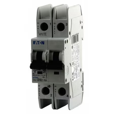 Eaton Faz-C3/2-Na Iec Miniature Circuit Breaker, Faz-Na Series, 3A, 2 Pole,