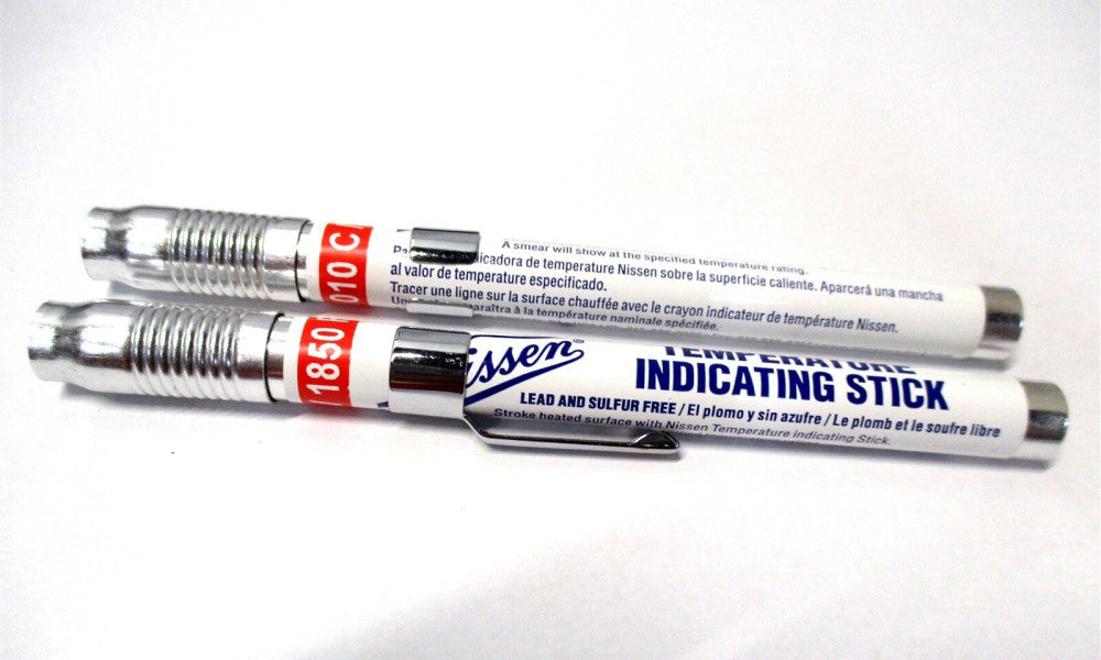 Nissen (91850) 1850° F / 1010° C 3/8" Temperature Indicating Stick - 2 QTY