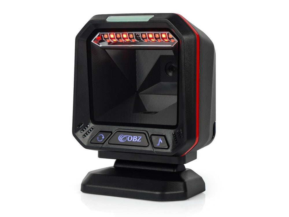 1D 2D Desktop Barcode Scanner, Omnidirectional USB Hands-Free Barcode Scanner...