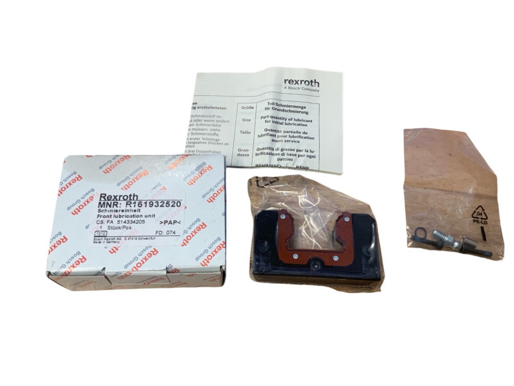 4 PIECES Rexroth R161932520 Front Lubrication Unit 25mm