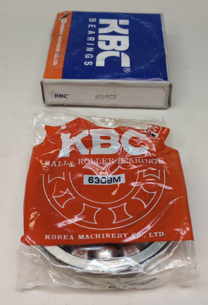 KBC 6309C3 Ball Bearing Deep Groove 45 x 100 x 25mm 6309-C3