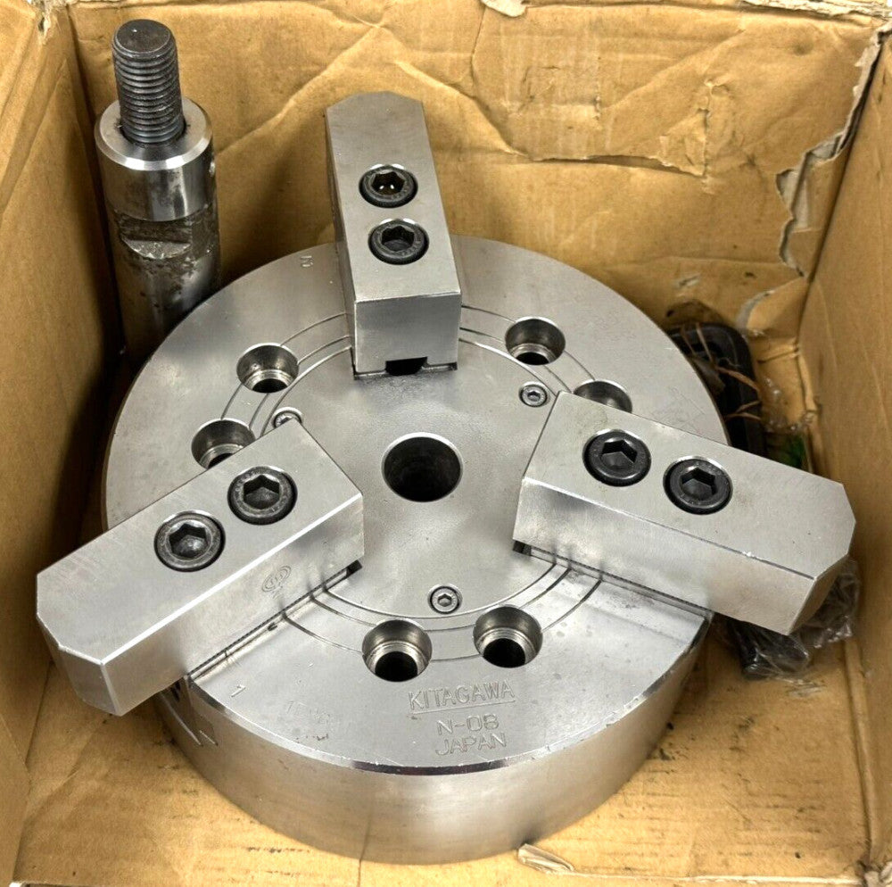 USED KITAGAWA N-08 LATHE POWER CHUCK 3-JAW N08