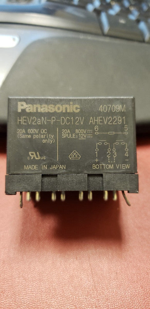1Pcs Panasonic HEV2aN-P-DC12V 12VDC 20A Power Relay 6Pin new ( B1-5A)