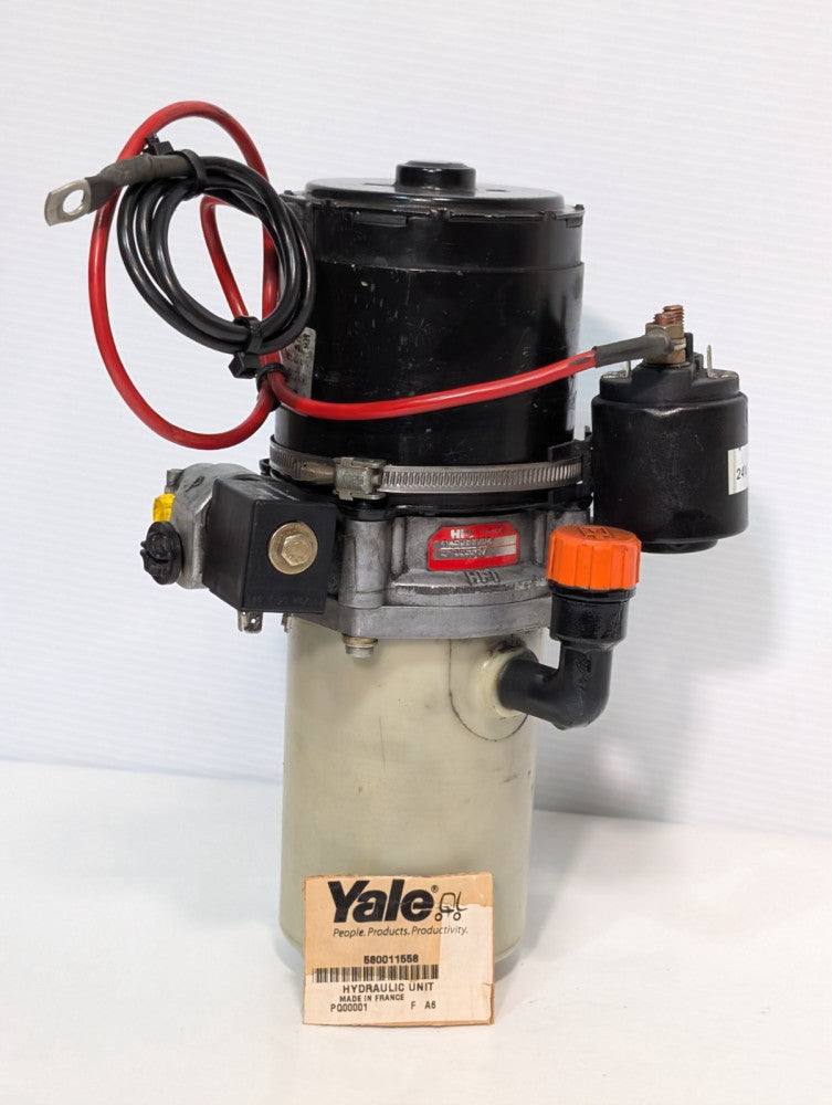 Yale 580011558 hydraulic power unit, 24V DC HPI pump, for MPB040AC forklift