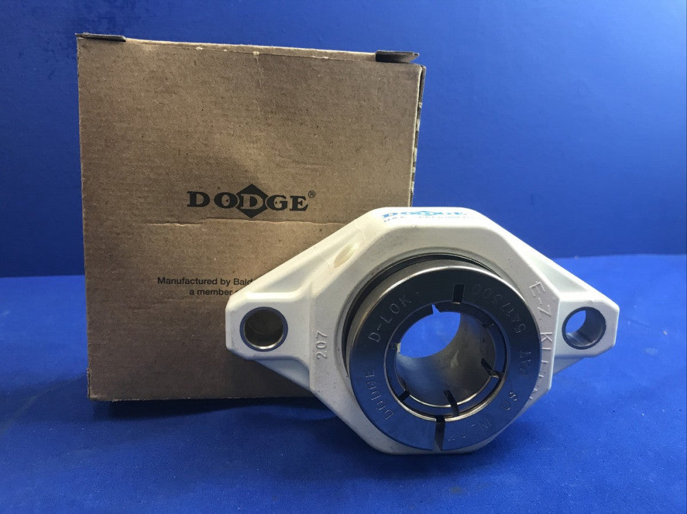 DODGE F2B-DLEZ-35M-PCR-NL D-LOK E-Z KLEEN POLYMER HOUSED BEARING 2-BOLT FLANGE