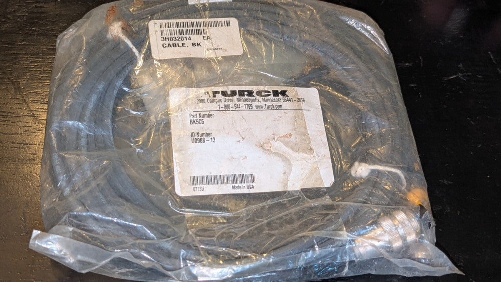 TURCK BK5C5 Cordset U0988-13 New & Sealed