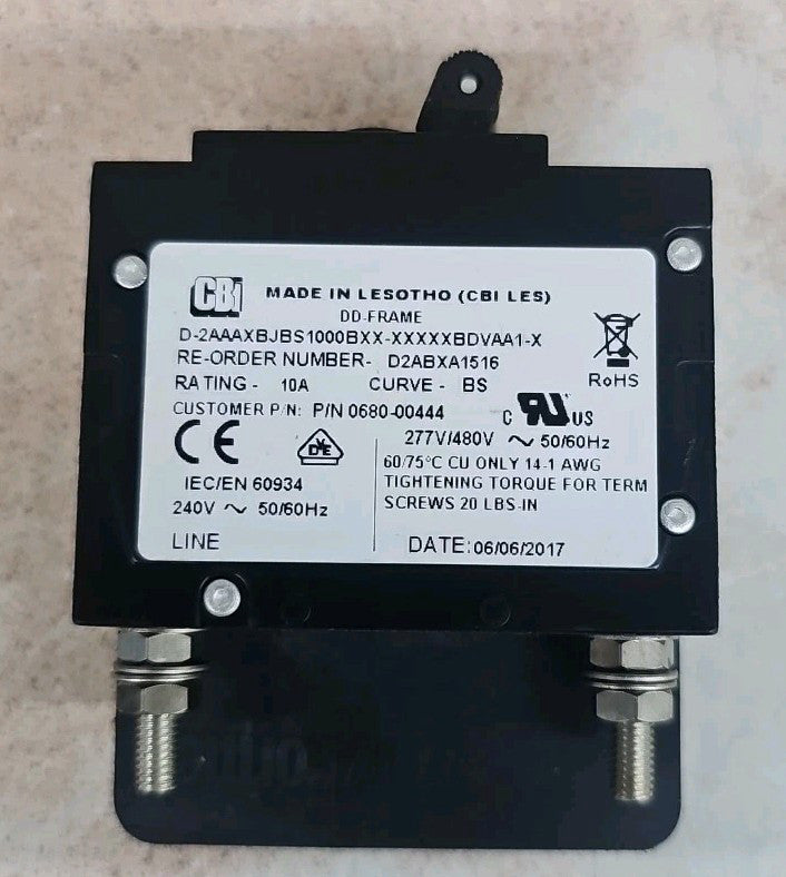 1) New CBI D2ABXA1516 2 P 10A