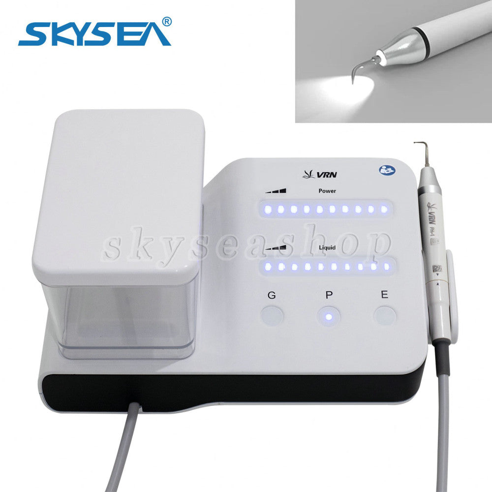 LED Dental Portable Ultrasonic Piezo Scaler+Bottle fit EMS Cavitron Handpiece 20