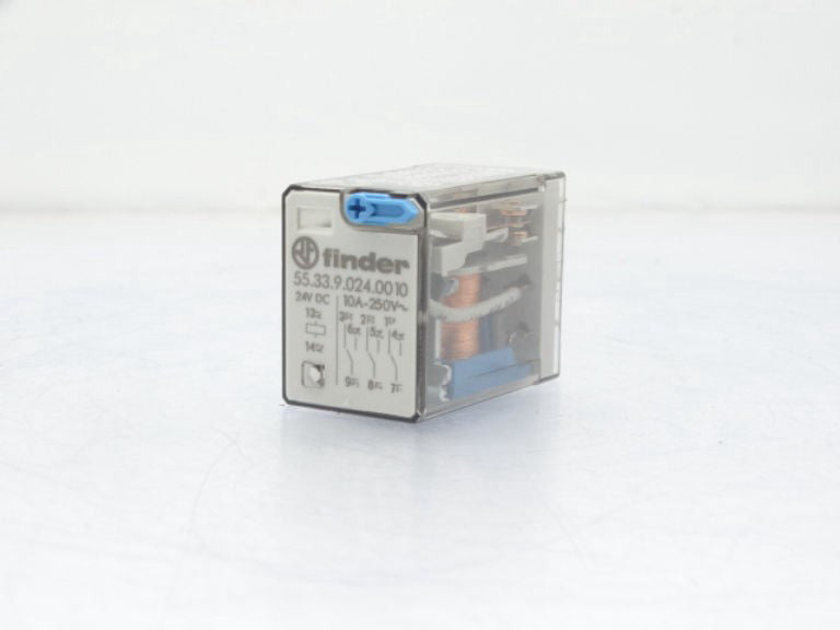FINDER 55.33.9.024.0010 10A Relay - Used