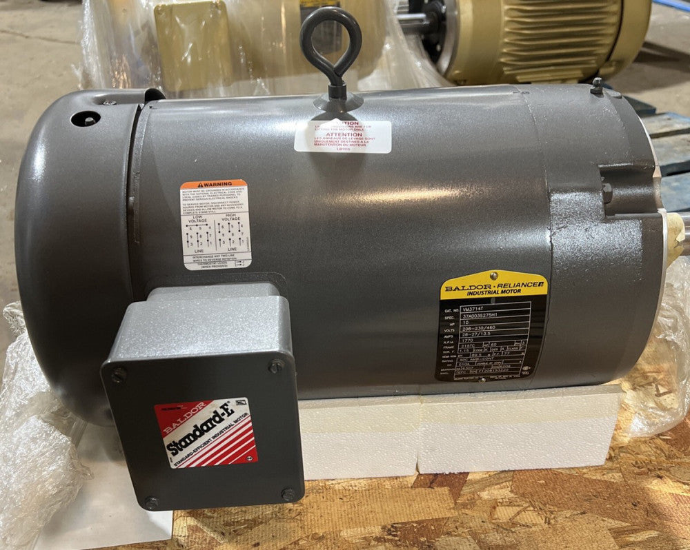 VEM3714T - ABB - BALDOR - 10HP,1770RPM,3PH,60HZ,215TC,3752M,TEFC,F Nos Surplus