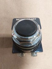 General Electric  CR104P Nema A600 Black Push Button