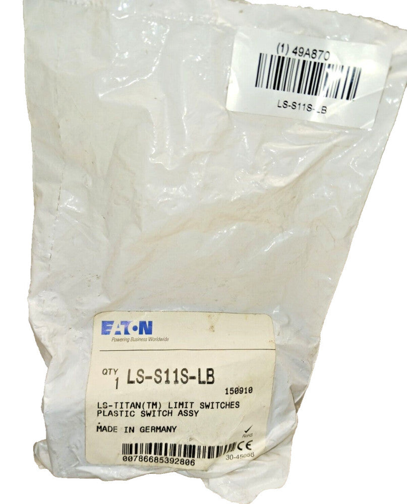 NEW EATON LS-S11S-LB LIMIT SWITCH PLUNGER ROLLER LEVER 1NO/1NC