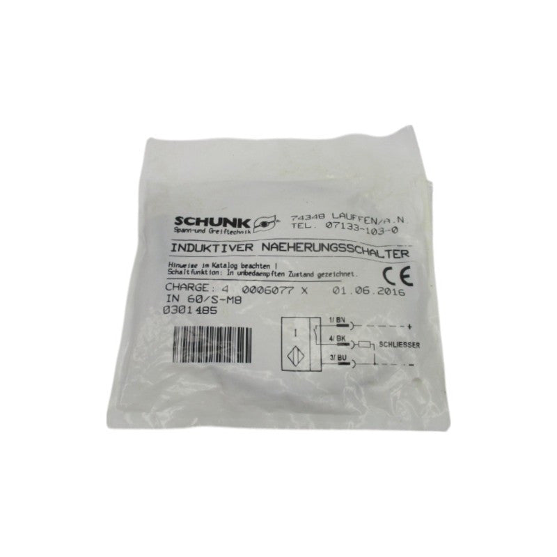 SCHUNK IN60/S-M8 0301485 NSMP
