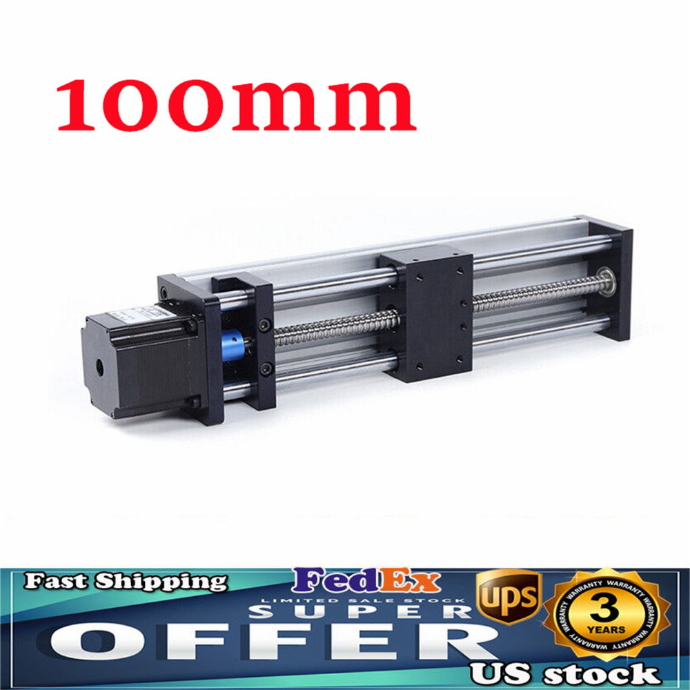 CNC Linear Guide Rail Slide Stage Actuator Ball Screw Motion Table Nem ...
