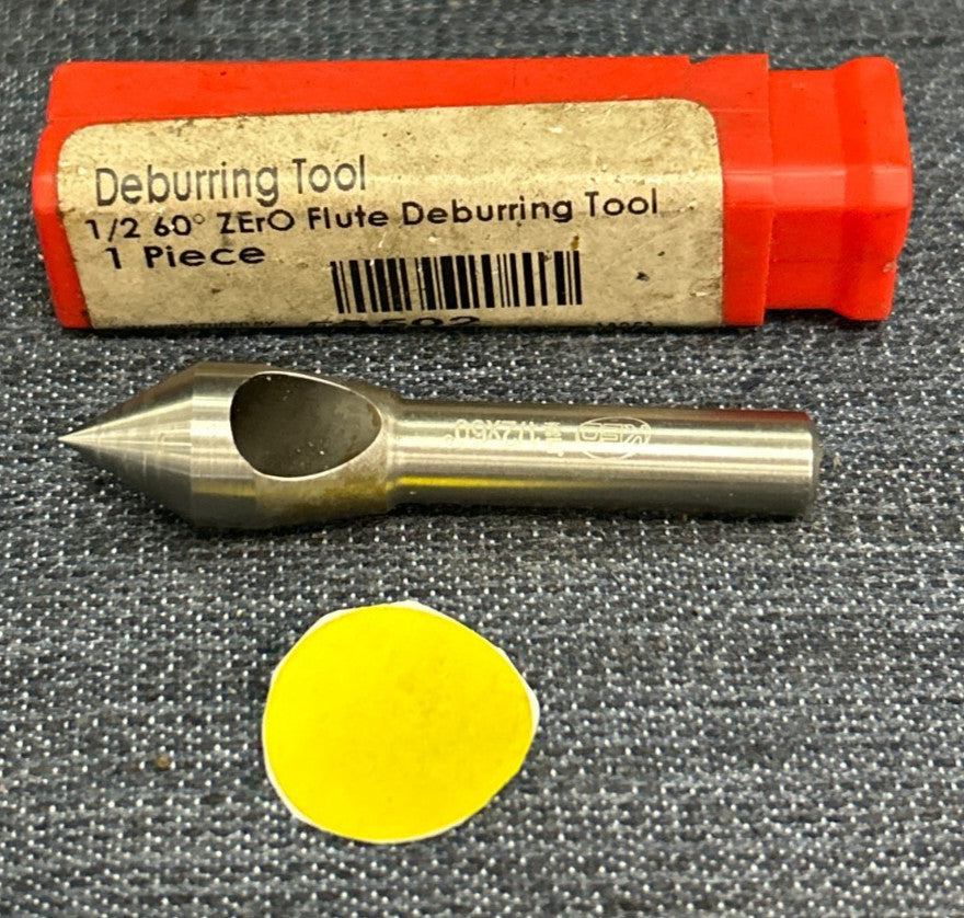 KEO DEBURRING TOOL PART NO 53502  1/2"  60°  ZERO FLUTE
