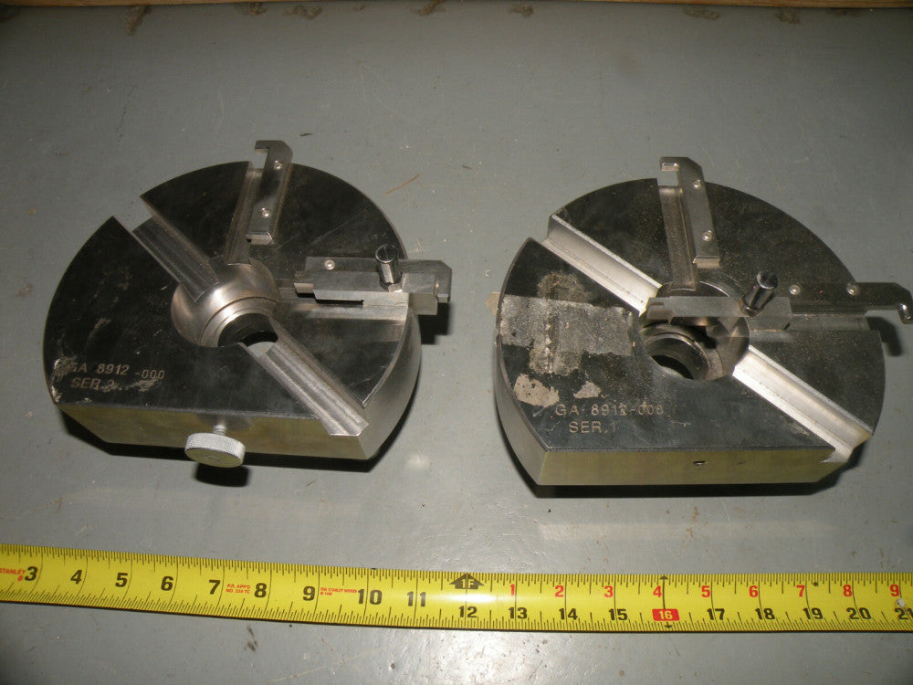 (2) Lathe Tool / Work Holders (?) GA-8912-000 Ser. 1 & 2