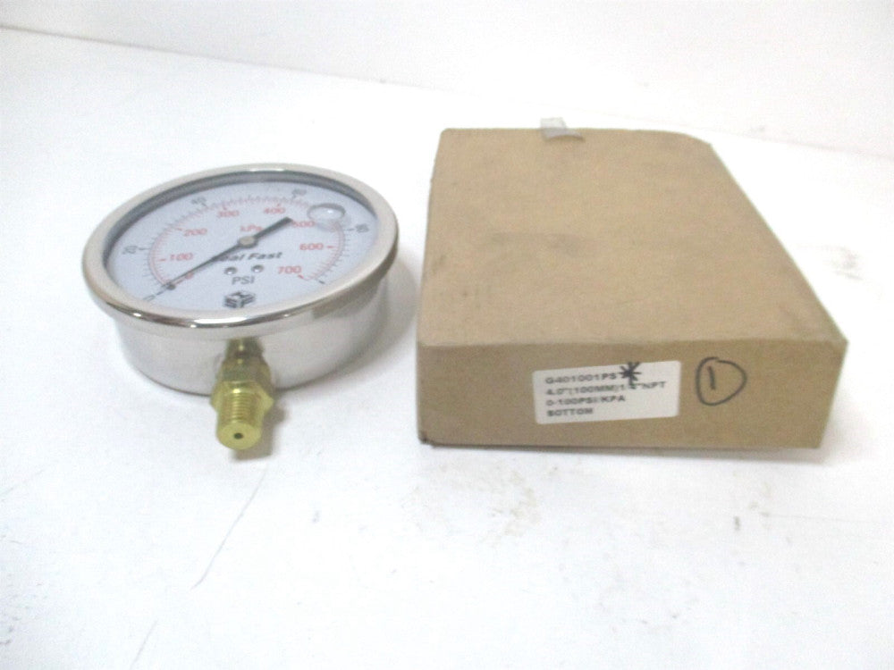 Seal Fast (G41001PS) 1/4" x 4" OAL Stainless Case Lower Mount Gauge 