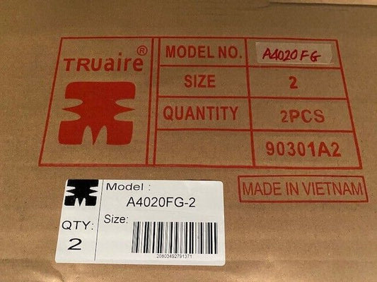 (2 PACK) 4020FG-2 - 24" x 24" White T-Bar Fixed Bar Return Air Filter