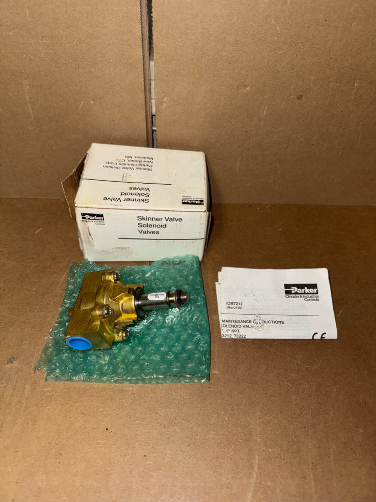 PARKER 73212BN4TN00AN9 SKINNER VALVE, NORMALLY CLOSED, NEW-OPEN BOX! MAKE OFFER!