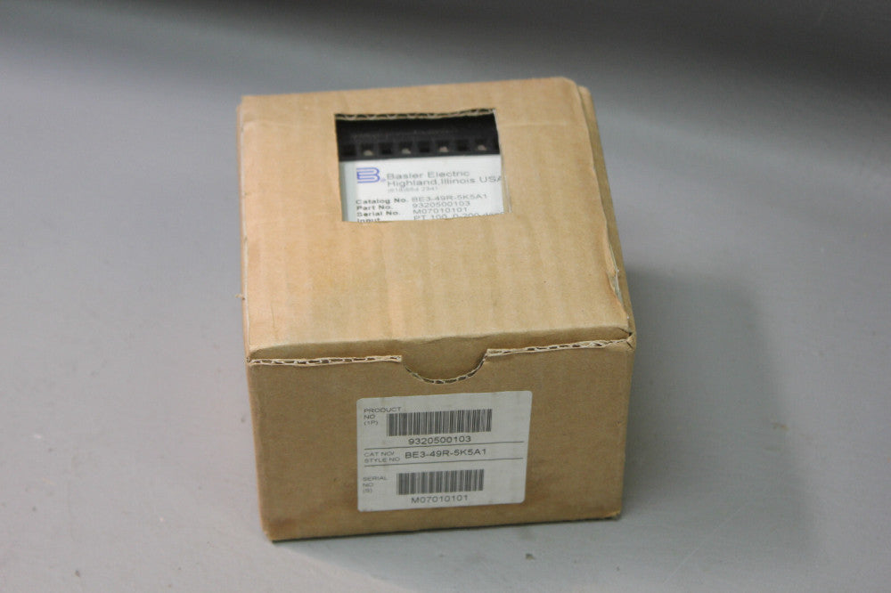 BASLER TEMPERATURE RELAY BE3-49R-5K5A1