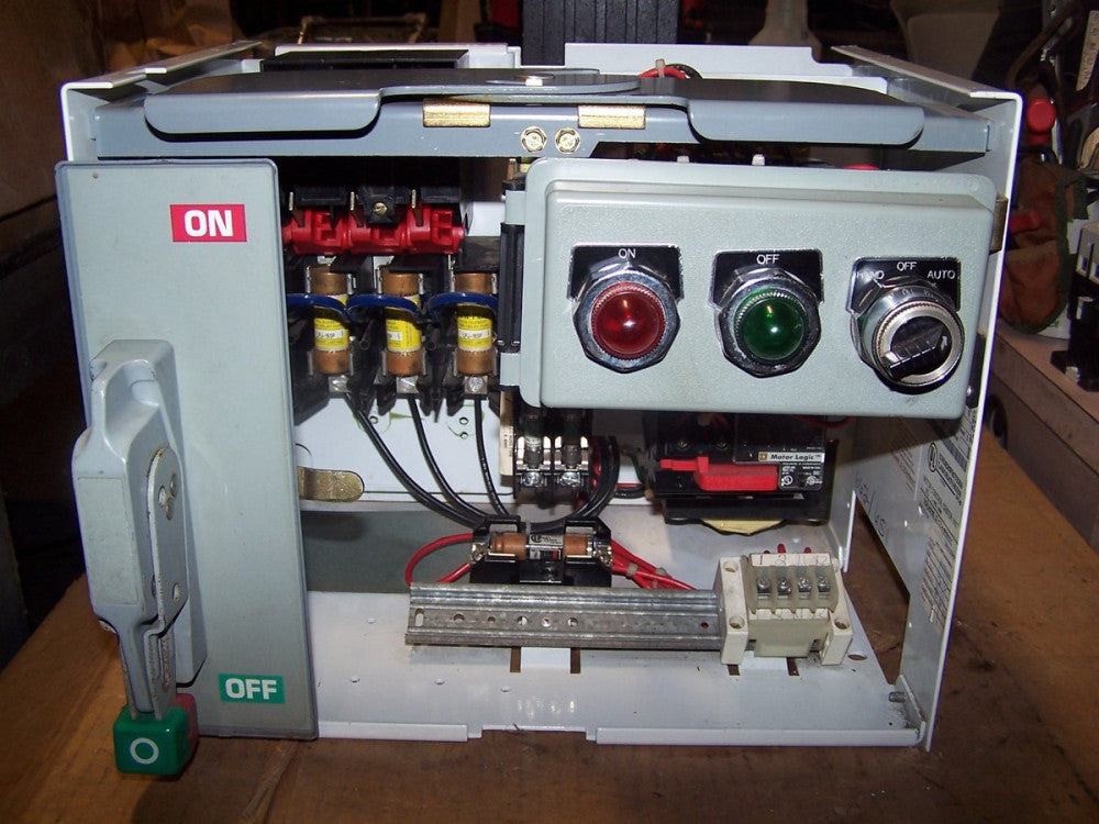 SQUARE D SIZE 1 MOD 6 FUSIBLE MCC MOTOR CONTROL BUCKET 8536SCO3H209S 3-9 AMP 