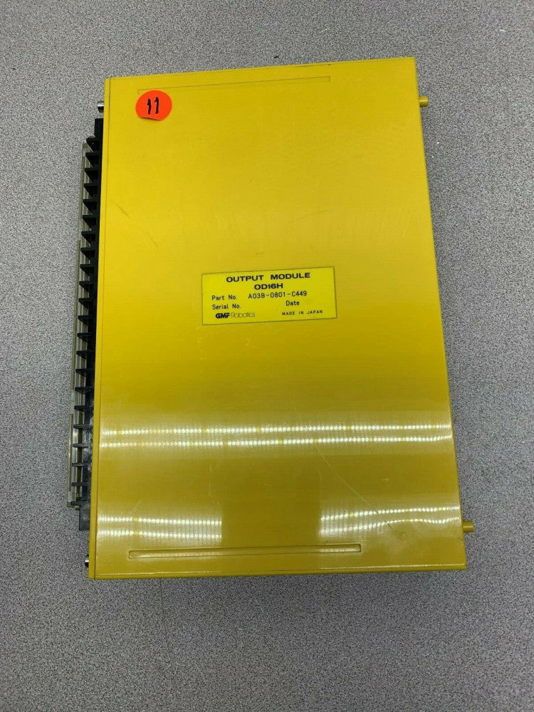 USED GMF ROBOTICS OUTPUT MODULE A03B-0801-C449