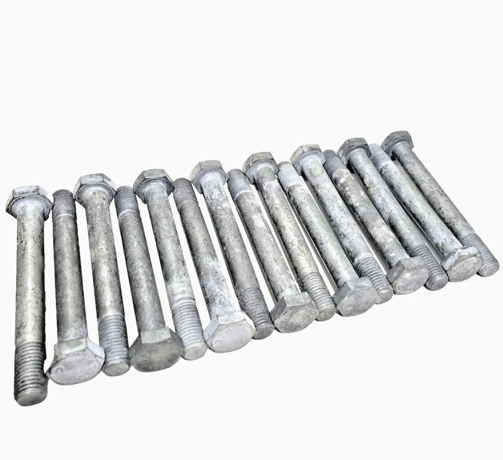 PARTIALLY THREADED HEAVY HEX BOLT 3/4-10X6-1/2" GRADE A325 GALVANIZED LOT OF 15