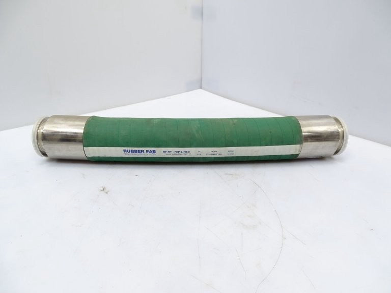 RUBBER FAB RF-RT-FEP LINED 3A FDA STANDARD 1800 SANITARY HOSE (142670 - USED)