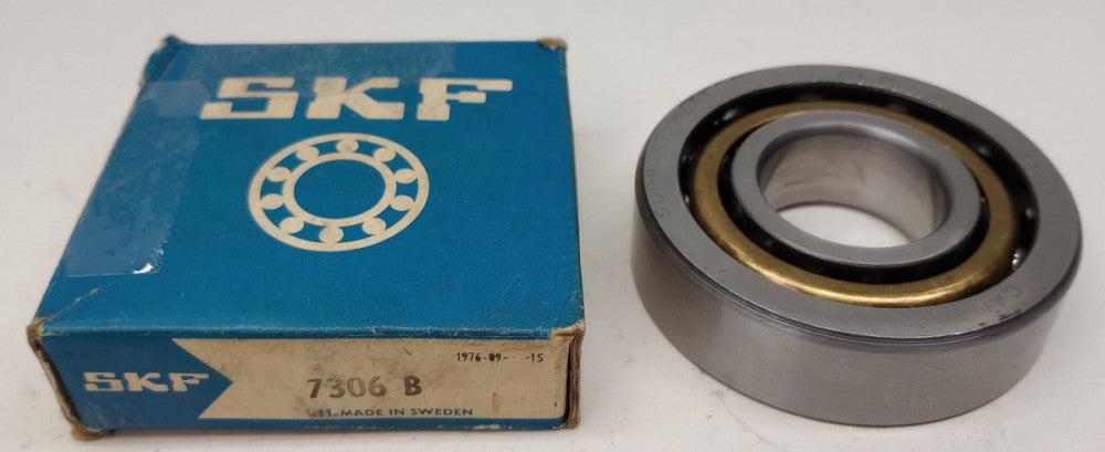 SKF 7306B Angular Contact Ball Bearing 30mm ID X 72mm OD X 19mm W