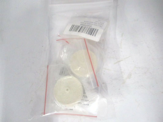 (516068) 1″ x 1/4″ x 1/4" Unmounted Medium Density Buffing Wheel - Pack of 5