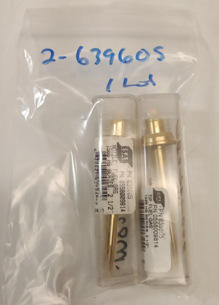 ESAB 639605 2 1/2" High Speed Cutting Tip Insert (Lot of 2)