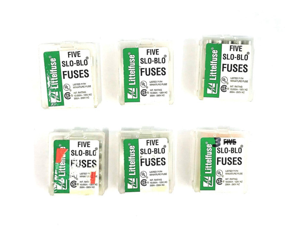 LITTLEFUSE 200A/250V AC SLO-BLO FUSE 3AG-4A-313 [LOT OF 28] NOS