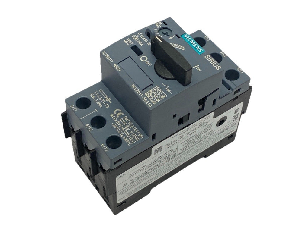 Siemens 3RV2011-1BA10 Manual Motor Starter Protection 1.4-2A 600V