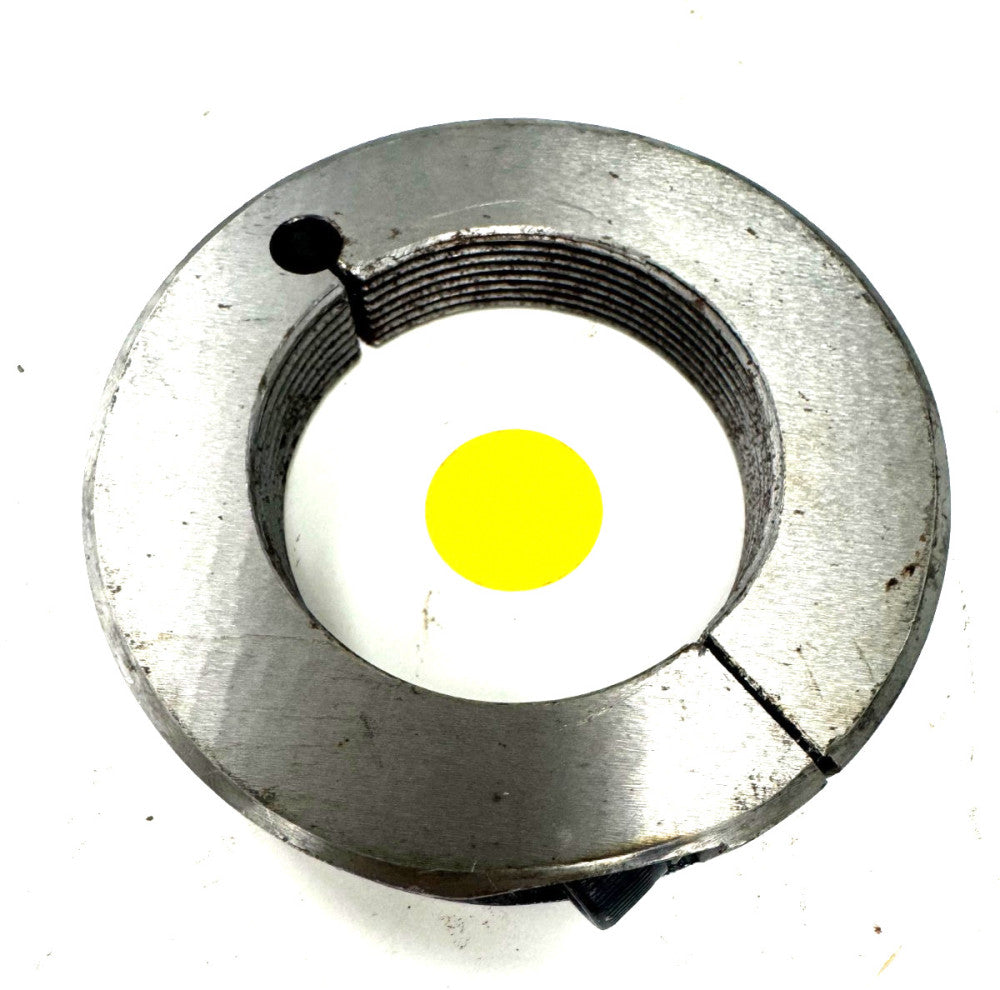 SPINDLE GEAR ADJUSTING NUT 1.928" ID 3.245" OD 15 TPI STEEL